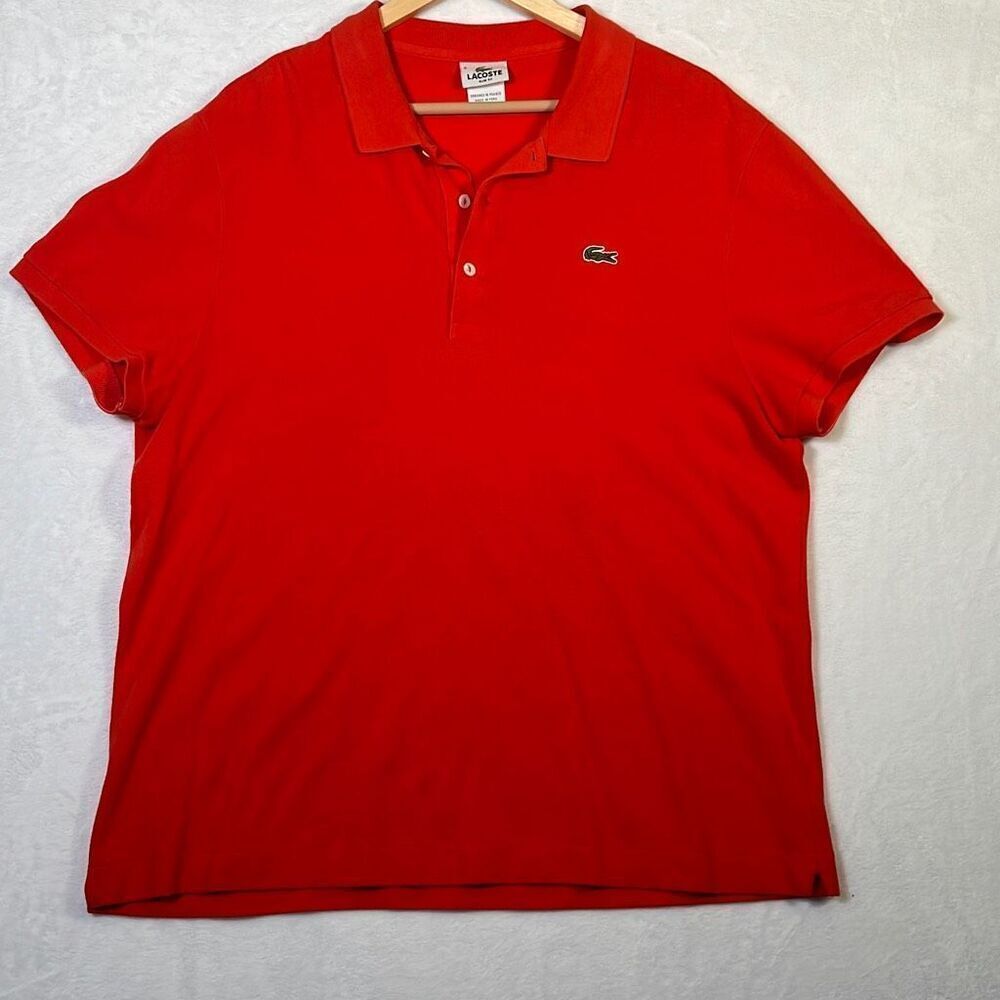 Lacoste Men's Original Cotton slim fit polo casual shirt - Men 8